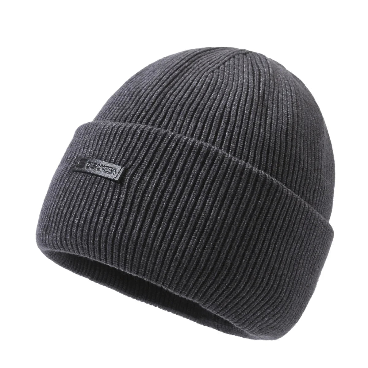 Warm Woolen Trucker Hat for Men - Thickened Cold-Proof Knitted Cap for Winter Outdoor Sports - Buzzastore