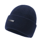 Warm Woolen Trucker Hat for Men - Thickened Cold-Proof Knitted Cap for Winter Outdoor Sports - Buzzastore