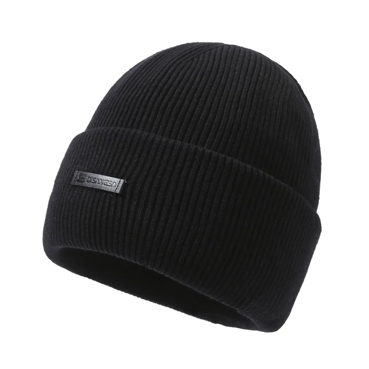 Warm Woolen Trucker Hat for Men - Thickened Cold-Proof Knitted Cap for Winter Outdoor Sports - Buzzastore