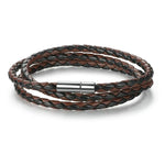 Mens Handmade Multilayer Leather Bracelet - 11 Color Options Ideal Gift - Buzzastore