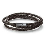 Mens Handmade Multilayer Leather Bracelet - 11 Color Options Ideal Gift - Buzzastore