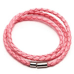 Mens Handmade Multilayer Leather Bracelet - 11 Color Options Ideal Gift - Buzzastore