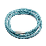 Mens Handmade Multilayer Leather Bracelet - 11 Color Options Ideal Gift - Buzzastore