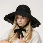 Classic Womens Sun Hat - Stylish Wide Brim UV Protection for Summer - Buzzastore
