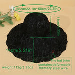 Classic Womens Sun Hat - Stylish Wide Brim UV Protection for Summer - Buzzastore