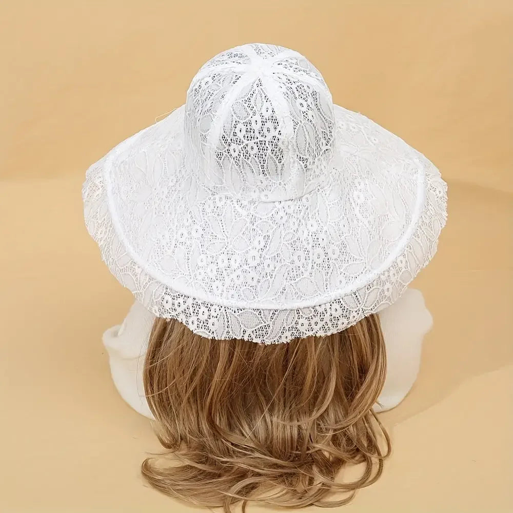 Classic Womens Sun Hat - Stylish Wide Brim UV Protection for Summer - Buzzastore