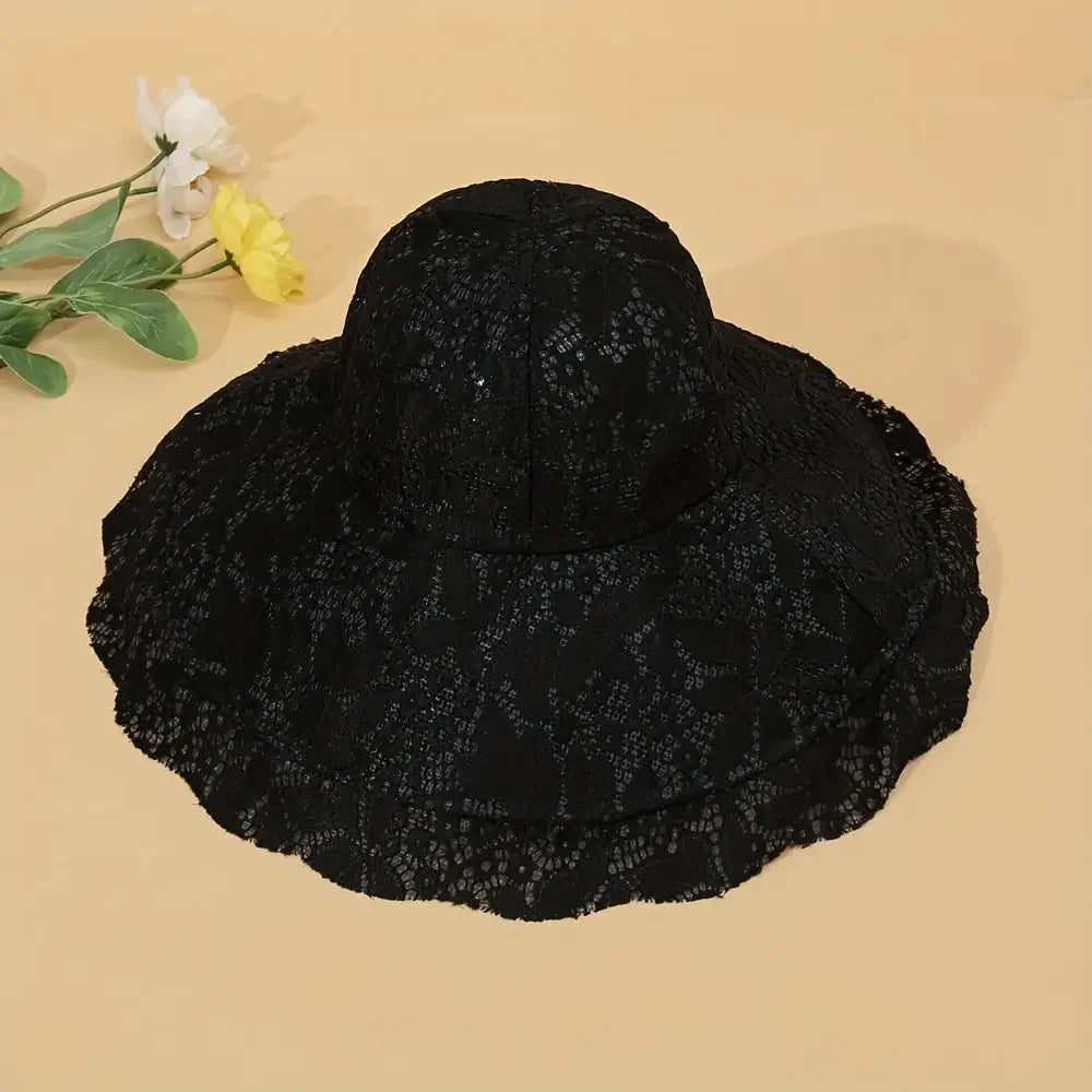 Classic Womens Sun Hat - Stylish Wide Brim UV Protection for Summer - Buzzastore