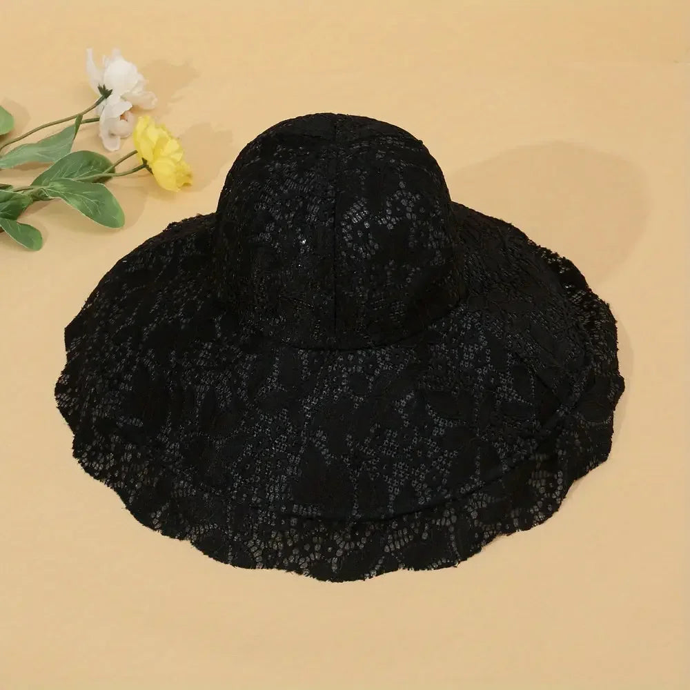 Classic Womens Sun Hat - Stylish Wide Brim UV Protection for Summer - Buzzastore