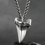 Gothic Lolita Sterling Silver Pendant Necklace - Elegant Dark Fashion Jewelry - Buzzastore