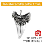 Gothic Lolita Sterling Silver Pendant Necklace - Elegant Dark Fashion Jewelry - Buzzastore