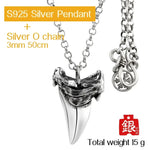 Gothic Lolita Sterling Silver Pendant Necklace - Elegant Dark Fashion Jewelry - Buzzastore