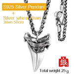 Gothic Lolita Sterling Silver Pendant Necklace - Elegant Dark Fashion Jewelry - Buzzastore