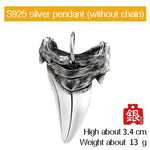 Gothic Lolita Sterling Silver Pendant Necklace - Elegant Dark Fashion Jewelry - Buzzastore