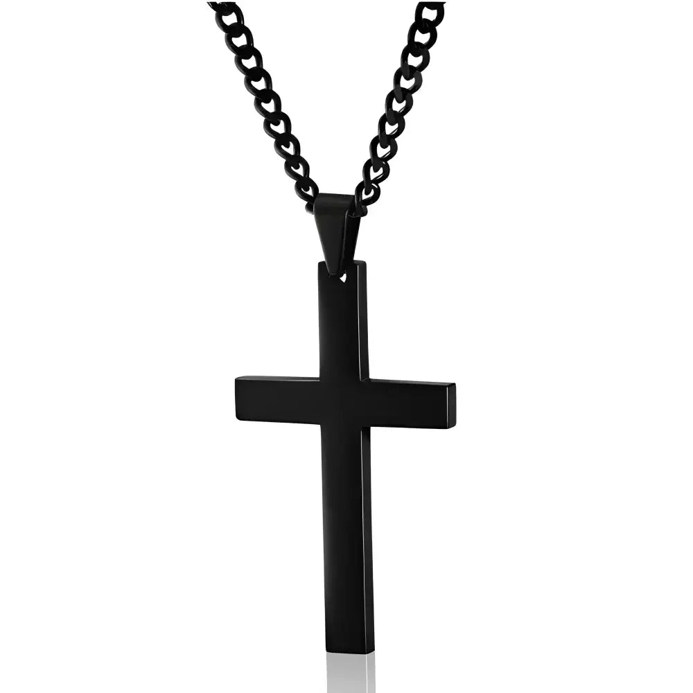 Interlocking Square Triangle Pendant for Men - Modern Geometry Jewelry - Buzzastore