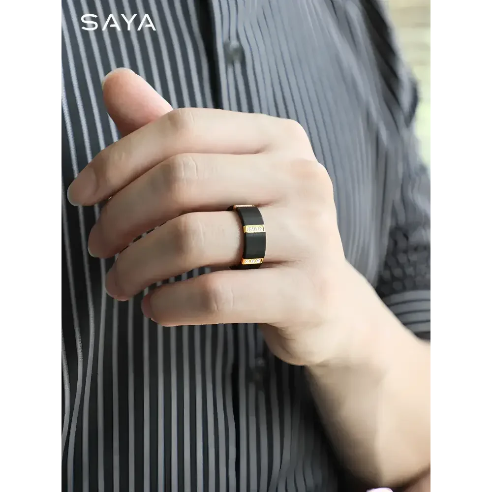 Saya Tungsten Wedding Bands - Durable Stylish Mens Rings - Buzzastore
