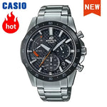 Silver Casio Edifice wristwatch, a sophisticated jewelry accessory and stylish watch