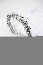 Headband Selena with Crystals and Pearls