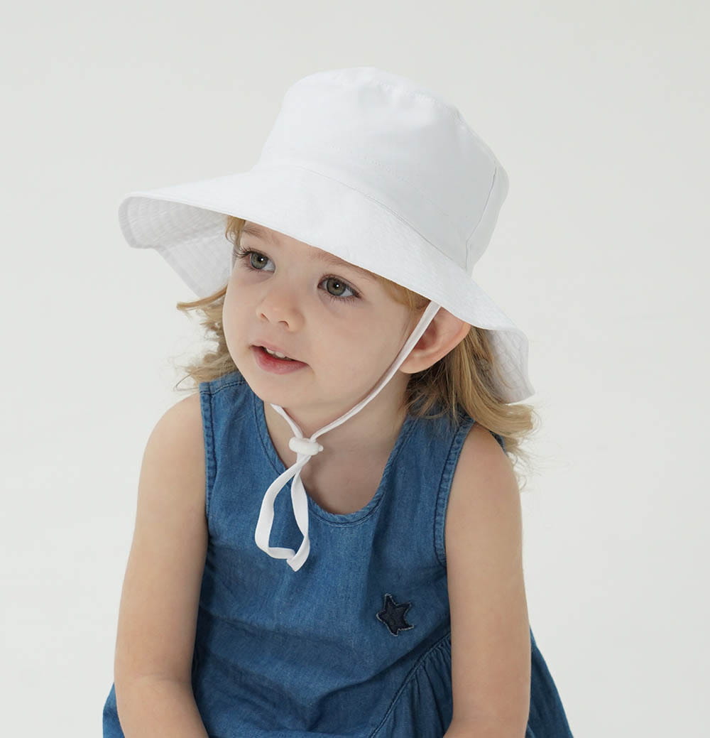 Summer Baby Sun Hats for Girls And Boys Beach Bucket Hats for Ages 0-8.