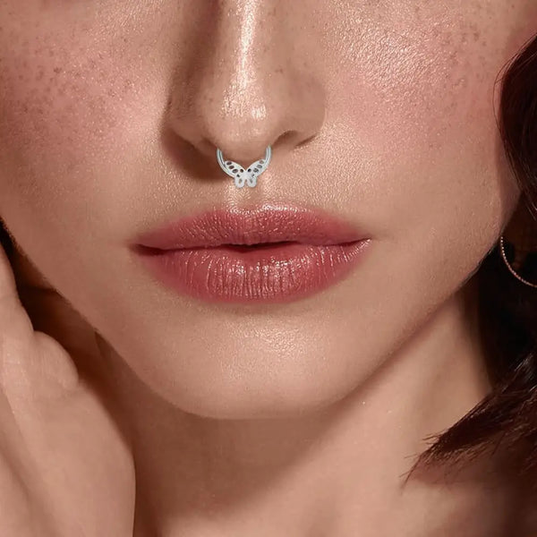 Butterfly septum ring.