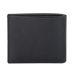 Billfold Wallet with Coin Pouch - Black