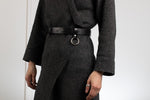 Black Leather Belt Elon