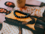 Lava Bracelet with 8mm Tiger Eye for Men