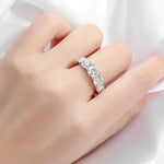 Sparkling diamond ring.