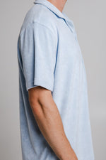 Panda Terry Shirt - Light Blue