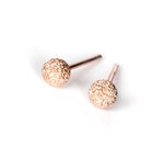 Stardust Ball Earrings - Rose Gold and Silver