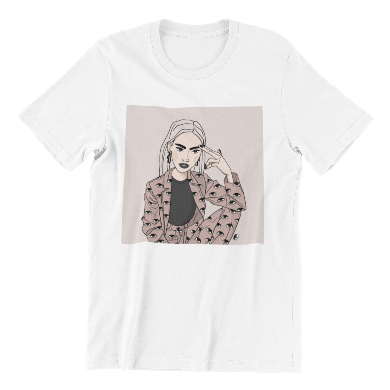 Unisex Organic Cotton T-shirt with Illustration - Stay Rad
