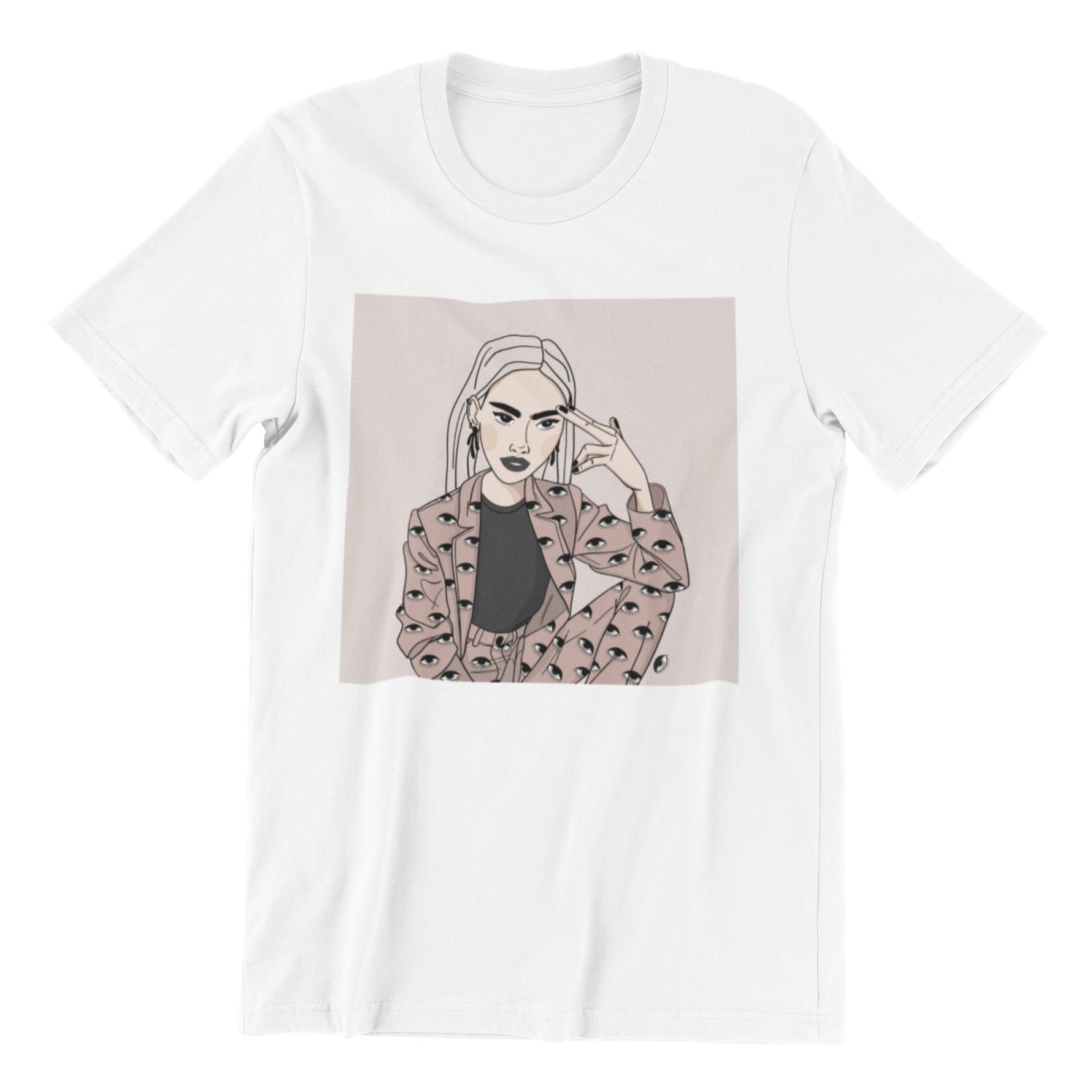 Unisex Organic Cotton T-shirt with Illustration - Stay Rad