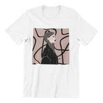 Unisex Organic Cotton T-shirt with Illustration - Strange