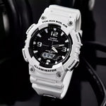White Casio Tough Solar watch shown in White G-Shock Casio Sport Watch accessory image