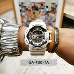 White G-Shock Casio Sport Watch showcasing durable watch and accessories for active lifestyles